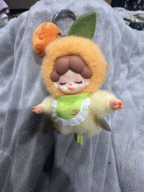 Dodo Sugar Wendy Fruity Party Series Orange Plush Keychain